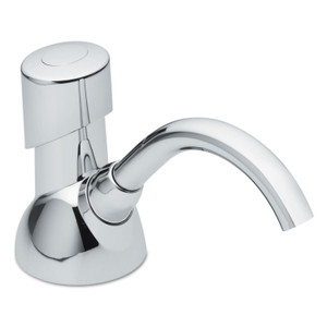 GOJO CX Counter Mount Foam Soap Dispenser, 1,500 mL/2,300 mL, 4.5 x 11.88 x 4.5, Chrome Product Image 