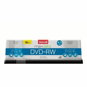 Maxell 2x DVD-RW Media - 120mm - Single-layer Layers Product Image 