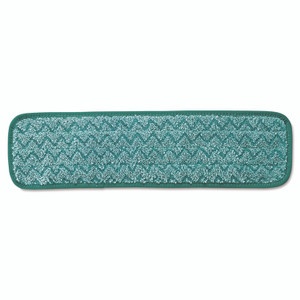 Rubbermaid Commercial Microfiber Dust Pad, 18.5 x 5.5, Green Product Image 
