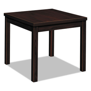 HON Laminate Occasional Table, Square, 24w x 24d x 20h, Mahogany View Product Image