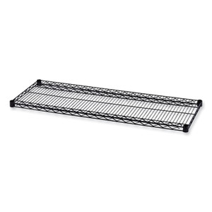 Alera Industrial Wire Shelving Extra Wire Shelves, 48w x 18d, Black, 2 Shelves/Carton Product Image 