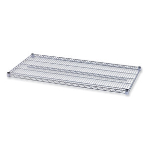 Alera Industrial Wire Shelving Extra Wire Shelves, 48w x 24d, Silver, 2 Shelves/Carton Product Image 