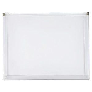 Pendaflex Poly Zip Envelope, Zipper Closure, 10 x 13, Clear, 5/Pack Product Image 