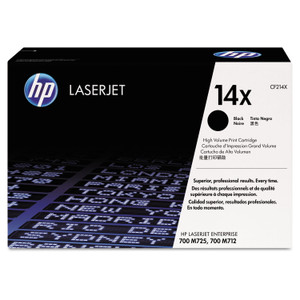HP 14X, (CF214X) High-Yield Black Original LaserJet Toner Cartridge View Product Image