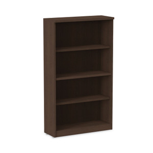 Alera Valencia Series Bookcase, Four-Shelf, 31.75w x 14d x 54.88h, Espresso Product Image 