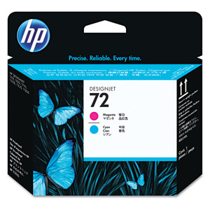 HP 72, (C9383A) Cyan/Magenta Printhead Product Image 