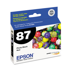Epson T087920 (87) UltraChrome Hi-Gloss 2 Ink, Orange Product Image 