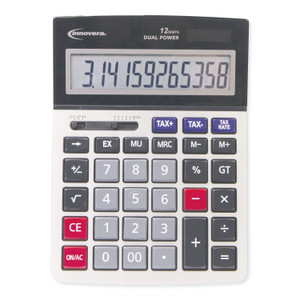 Innovera 15975 Large Display Calculator, 12-Digit LCD Product Image 