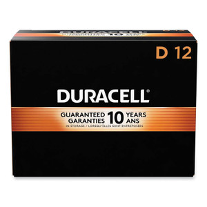 Duracell CopperTop Alkaline D Batteries, 12/Box Product Image 