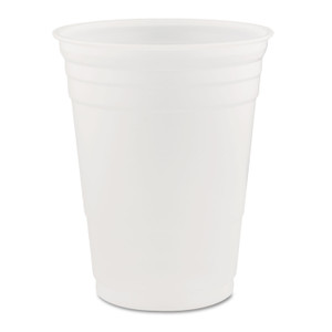 Dart SOLO Party Plastic Cold Drink Cups, 16 oz, 50/Sleeve, 20 Sleeves/Carton Product Image 