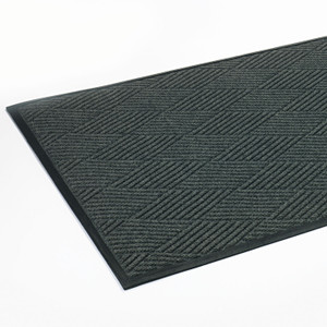 Crown Super-Soaker Diamond Mat, Polypropylene, 46 x 72, Slate Product Image 