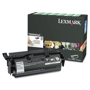 Lexmark T650H04A Return Program High-Yield Toner, 25,000 Page-Yield, Black Product Image 