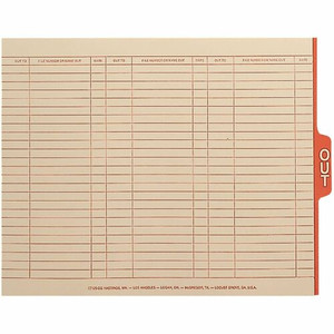 Smead File Guide - Printed Center Tab(s) - Message - OUT x 0.50" Tab Width - Legal - 8.50" Width x 14" Length Product Image 