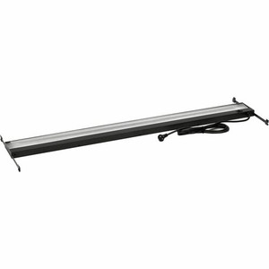 HON Recessed Task Light for 60"-72"W Overhead Storage Black Finish - Fluorescent Bulb - Black - Steel - Recessed Mount, Shelf Mountable Product Image 