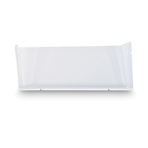 deflecto Unbreakable DocuPocket Wall File, Legal Size, 17.5" x 3" x 6.5", Clear Product Image 