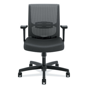 HON Convergence Mid-Back Task Chair, Swivel-Tilt, Supports Up to 275 lb, 15.75" to 20.13" Seat Height, Black (HONCMS1AUR10) View Product Image