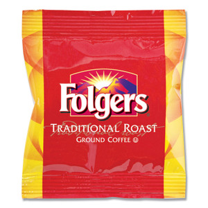 Folgers Ground Coffee Fraction Packs, Traditional Roast, 2oz, 42/Carton Product Image 