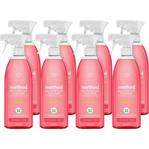 Method All-Purpose Cleaner - 28 fl oz (0.9 quart) - Pink Grapefruit Scent - Non-toxic - Light Pink Product Image 