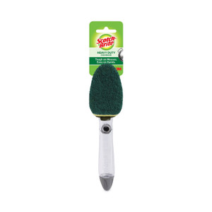 Scotch-Brite Soap-Dispensing Dishwand, 2.5 x 9.5, Yellow/Green Product Image 