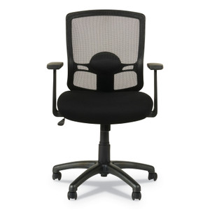 Alera Etros Series Mesh Mid-Back Chair, Supports Up to 275 lb, 18.03" to 21.96" Seat Height, Black Product Image 