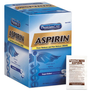 PhysiciansCare Aspirin Tablets, 250/Box Product Image 