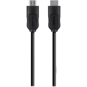 Belkin HDMI Cable, M/M - 25 ft HDMI A/V Cable for TV, Audio/Video Device - First End: 1 x 19-pin HDMI Type A Digital Audio/Video - Male - Second End: 1 x 19-pin HDMI Type A Digital Audio/Video - Male Product Image 