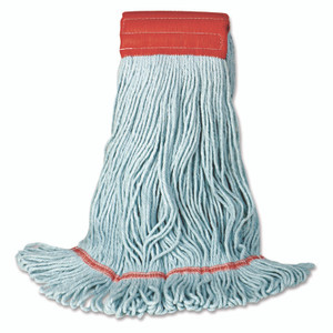 Boardwalk EchoMop with Looped-End Wet Head, Synthetic/Cotton, Medium, Blue Product Image 