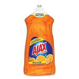 Ajax Dish Detergent, Liquid, Antibacterial, Orange, 52 oz, Bottle Product Image 