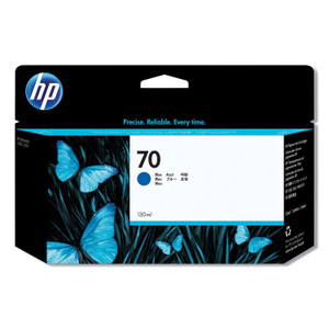 HP 70, (C9458A) Blue Original Ink Cartridge Product Image 