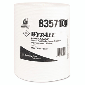 WypAll X70 Wipers in a Bucket Refills, No Bucket, 13 x 10, White, 220/Rolls, 3 Rolls/Carton Product Image 