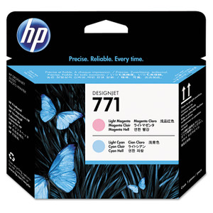 HP 771, (CE019A) Light Cyan/Light Magenta Printhead Product Image 