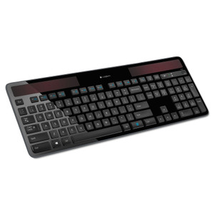 Logitech K750 Wireless Solar Keyboard, Black Product Image 