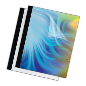 Fellowes Thermal Binding System Presentation Covers, Clear, 2 to 15 Sheet Capacity, 11 x 8.5, Unpunched, 10/Pack View Product Image