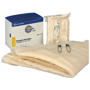 First Aid Only Refill for SmartCompliance Gen Business Cabinet, Triangular Bandages, 40 x 40 x 56, 2/Box Product Image 