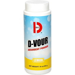Big D D-Vour Deodorant - Powder - 16 oz - Lemon - 6 / Carton - (BGD166) Product Image 