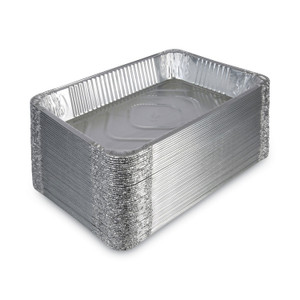 Boardwalk Aluminum Steam Table Pans, Full-Size Deep, 620 Gauge, 3.19" Deep, 12.81 x 20.75, 50/Carton Product Image 