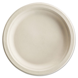 Chinet Paper Pro Round Plates, Paper, 6" dia, White, 125/Pack, 8 Packs/Carton Product Image 