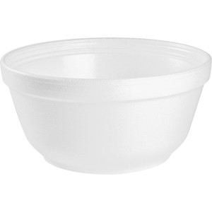 Dart 12 oz Insulated Foam Bowls - Serving - White - Foam Body - 50/Bag - 20 / Carton - (DCC12B32) Product Image 