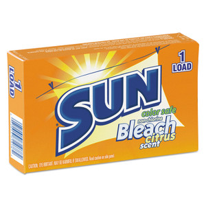 SUN Color Safe Powder Bleach, Vend Pack, 1 load Box, 100/Carton Product Image 