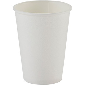 Dixie PerfecTouch 12 oz Insulated Paper Hot Coffee Cups by GP Pro - 12 fl oz - White - Paper - Beverage, Hot Drink - 50/Pack Product Image 