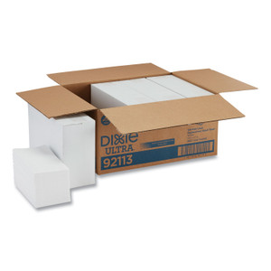 Dixie 1/6-Fold Linen Replacement Towels, 13 x 17, White, 200/Box, 4 Boxes/Carton Product Image 
