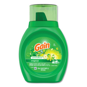 Gain Liquid Laundry Detergent, Original Fresh, 25 oz Bottle, 6/Carton Product Image 