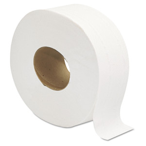 GEN Jumbo JRT Bath Tissue, Septic Safe, 2-Ply, White, 3.25" x 720 ft, 12 Rolls/Carton Product Image 