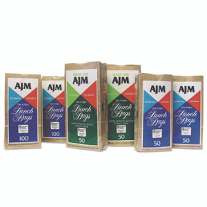 General Standard Paper Lunch Bags, 5.13" x 3.13" x 10.38", Natural Kraft, 1,200/Carton Product Image 