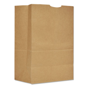 Ross & Wallace Paper Products Grocery Paper Bags, #1/6 BBL Size, Extra Heavy-Duty, 12" x 7" x 17", Natural, 400/Bundle Product Image 