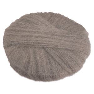 GMT Radial Steel Wool Pads, Grade 2 (Coarse): Stripping/Scrubbing, 20" Diameter, Gray, 12/Carton Product Image 