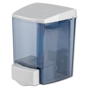 Impact Encore Bulk Foam Soap Dispenser, 30 oz, 4.5 x 4 x 6.25, Gray/Clear Product Image 