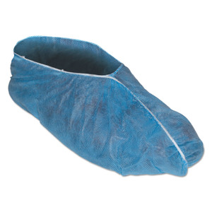 KleenGuard A10 Light Duty Shoe Covers, Polypropylene, One Size Fits All, Blue, 300/Carton Product Image 