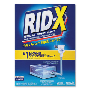 RID-X Septic System Treatment Concentrated Powder, 19.6 oz, 6/Carton Product Image 
