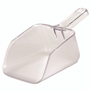 Rubbermaid Commercial Bouncer Bar/Utility Scoop, 32 oz, Plastic, Clear Product Image 